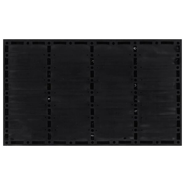vidaXL Door Mat Rectangular 45x75 cm Rubber and Coir