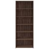 vidaXL Highboard Brown Oak 70x41x185 cm Engineered Wood