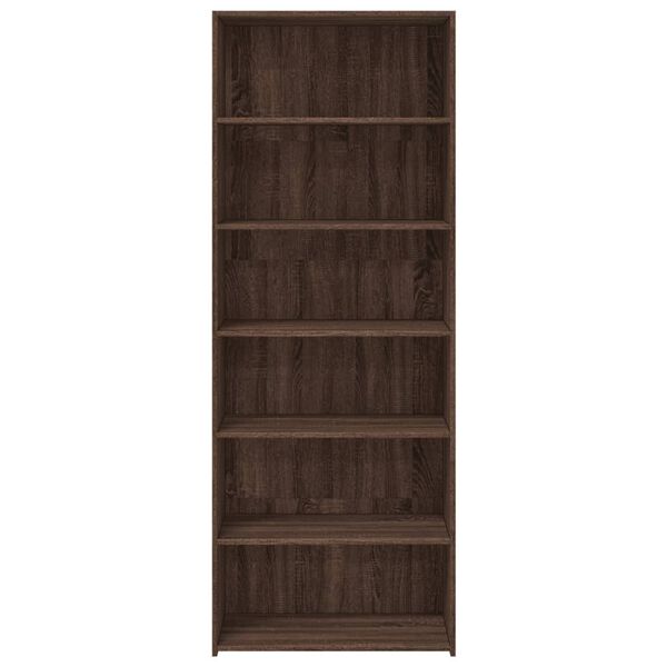 vidaXL Highboard Brown Oak 70x41x185 cm Engineered Wood