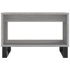 vidaXL Coffee Table Grey Sonoma 60x50x40 cm Engineered Wood
