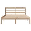 vidaXL Bed Frame without Mattress 135x190 cm Double Solid Wood Pine