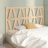 vidaXL Bed Headboard 141x4x100 cm Solid Wood Pine