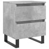 vidaXL Bedside Cabinet Concrete Grey 40x35x50 cm Engineered Wood