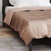 vidaXL Full Year Duvet Gold 200 x 135 cm Satin and Microfiber