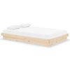 vidaXL Bed Frame without Mattress Solid Wood Small Double
