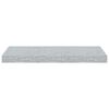 vidaXL Floating Wall Shelves 2 pcs Concrete Grey 60x23.5x3.8 cm MDF