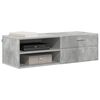vidaXL Wooden Cabinet Concrete Grey 100.5 x 39 x 30 cm Engineered Wood