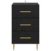 vidaXL Bedside Cabinet Black Oak 40 x 40 x 66 cm Engineered Wood