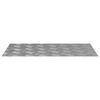 vidaXL Stair Tread Rectangular 4 pcs Silver 70 x 40 cm Aluminium