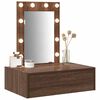 vidaXL Dressing Table Brown 60 x 40 x 70 cm Engineered Wood