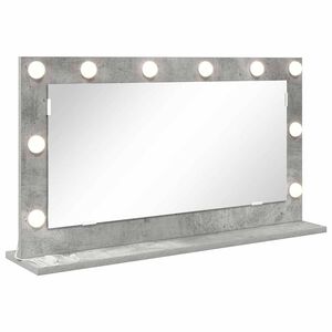 vidaXL Vanity Mirror with Mirror Concrete Grey 80 x 45 x 18 cm