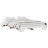 vidaXL Bed Frame White 140 x 200 cm Solid Pine Wood