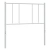 vidaXL Metal Headboard White 80 cm