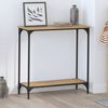 vidaXL Console Table Artisan oak 75 x 30.5 x 75 cm Engineered wood