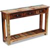 vidaXL Console Table Solid Reclaimed Wood 120x30x76 cm