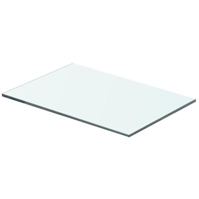 vidaXL Shelves 2 pcs Panel Glass Clear 40x20 cm