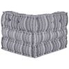 vidaXL Modular Corner Sofa Grey Print 70 x 70 x 56 cm Fabric
