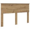 vidaXL Bed Frame Artisian Oak 140 x 200 cm Solid Pine Wood
