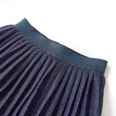 Kids' Skirt with Glitters Navy Blue 92