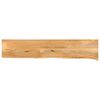 vidaXL Table Top Live Edge 180x40x3.8 cm Solid Wood Mango