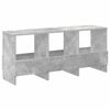 vidaXL Magazine Rack Concrete Grey 102 x 30 x 45 cm