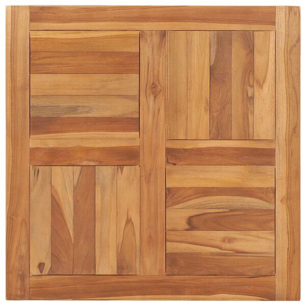vidaXL Table Top Solid Teak Wood 70x70x2.5 cm