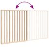 vidaXL Dog Gate Foldable 2 Panels 160 cm Poplar Wood