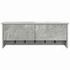 vidaXL Wall-Mounted Coat Rack with Shelf Concrete Grey 80 x 20 x 30 cm