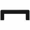vidaXL Furniture Handle 429 pcs Black 110 x 12 x 36 mm Iron