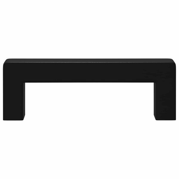 vidaXL Furniture Handle 429 pcs Black 110 x 12 x 36 mm Iron