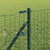 vidaXL Fence Post 12 pcs Green 80 cm Powder-coated steel