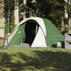 vidaXL Camping Tent Cabin 4-Person Green Waterproof