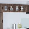 vidaXL Kitchen Cabinet Kalmar 2 pcs Brown Oak 60 x 31 x 40 cm