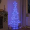vidaXL Christmas Tree with 240 LEDs Blue 180 cm Acrylic