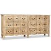 vidaXL Sideboard Solid Mango Wood 200x40x90 cm