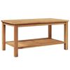 vidaXL Coffee Table Brown 90 x 50 x 45 cm Solid teak wood
