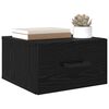 vidaXL Bedside Cabinet Black oak 35 x 35 x 20 cm Engineered wood