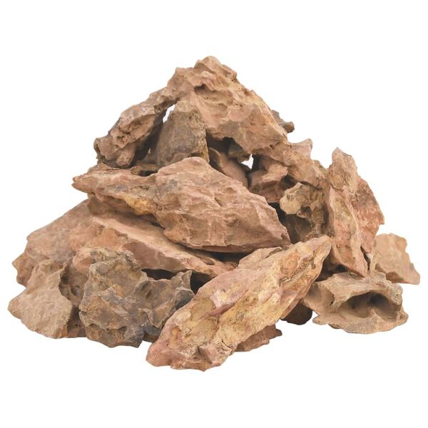 vidaXL Lava Stones 25 kg Brown 1-10 cm
