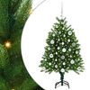 vidaXL Christmas Tree with 150 LEDs with Stand Green 120 cm PE