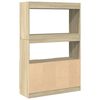 vidaXL Highboard&nbsp;Sonoma Oak 92x33x140 cm Engineered Wood