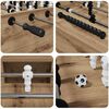 vidaXL Foosball Table Artisan Oak 146.5 x 74 x 85 cm Engineered Wood