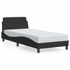 vidaXL Bed Frame "Dover" Black 90x190 cm Single Velvet