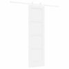 vidaXL Sliding Door White 61 x 198.5 cm Solid Pine Wood
