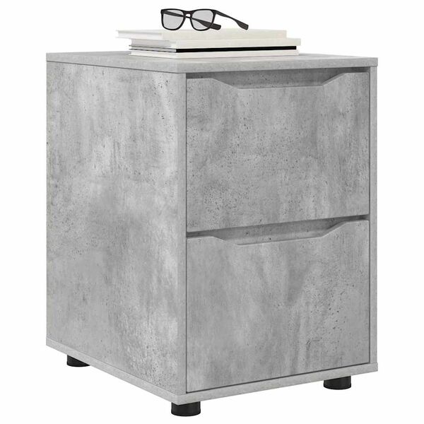 vidaXL Storage Cabinet Concrete Grey 40 x 48 x 57 cm Engineered Wood