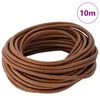 vidaXL Leather Cord Light Brown &Oslash;5 mm x 10 m Leather