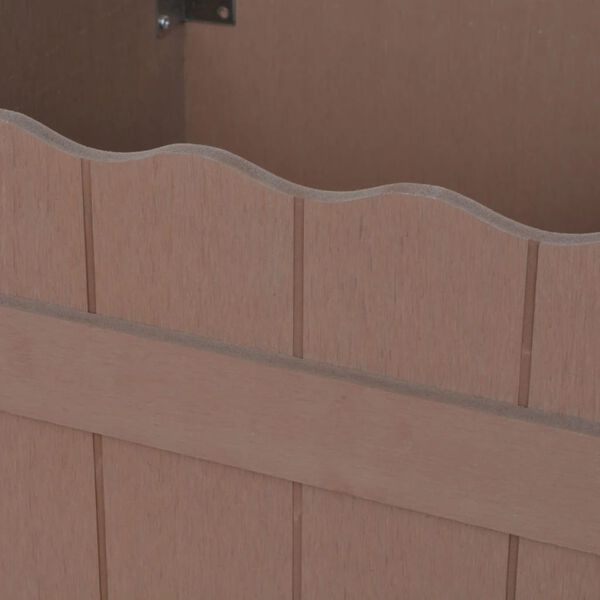 vidaXL WPC Garden Raised Bed 40x40x25 cm Brown