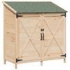 vidaXL Garden Shed Natural 106 x 56 x 113.5 cm Engineered Wood