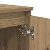 vidaXL Bedside Cabinet Artisan Oak 40 x 30 x 50 cm Engineered Wood