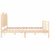 vidaXL Bed Frame without Mattress Super King Size Solid Wood