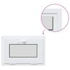 vidaXL Basement Window Internal Colour White RISOR 60 x 45 cm